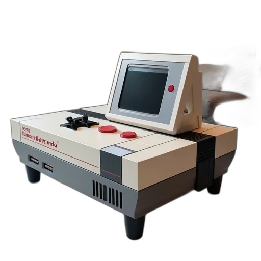 furniture, robot, weapon, pixel art transparent PNG cut-out