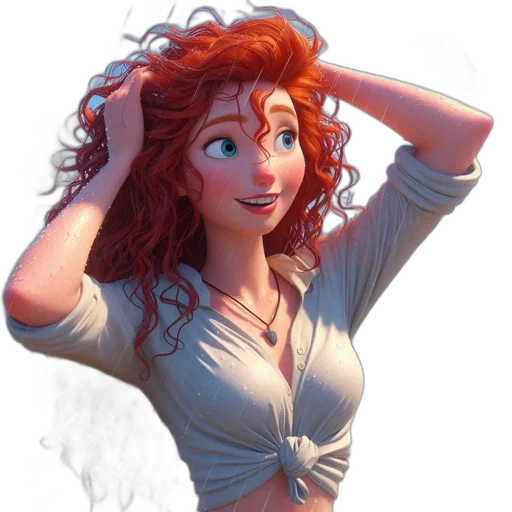 dress, face, staff, crown transparent PNG cut-out