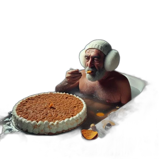 food, hat, creature, concept art transparent PNG cut-out