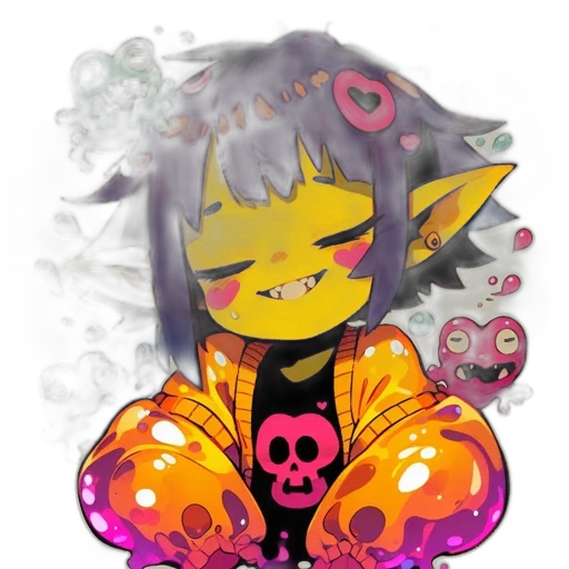 mask, creature, concept art, pixel art transparent PNG cut-out