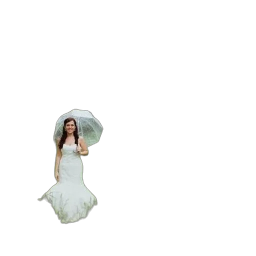 dress, umbrella, hat, hair transparent PNG cut-out