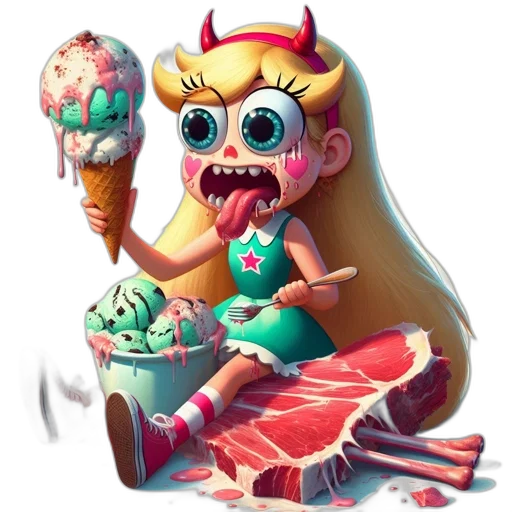 food, creature, staff, weapon transparent PNG cut-out