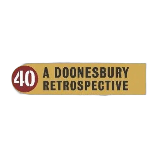 3d render, doonesbury, retrospective, book transparent PNG cut-out