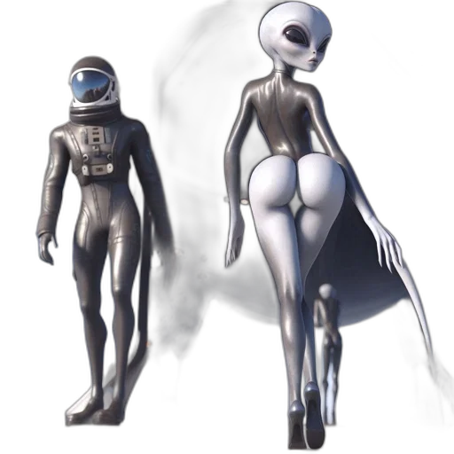robot, concept art, 3d render, comic book art transparent PNG cut-out