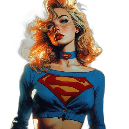 comic book art, concept art, fantasy art, cartoon transparent PNG cut-out