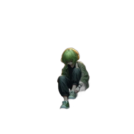 creature, staff, weapon, jacket transparent PNG cut-out
