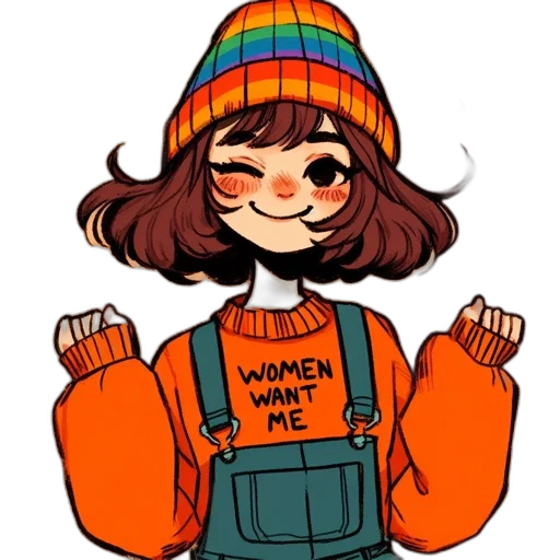 jacket, hat, creature, robot transparent PNG cut-out