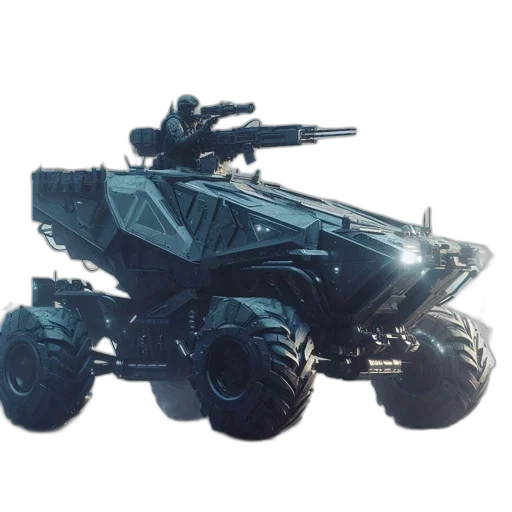 weapon, robot, car, animal transparent PNG cut-out