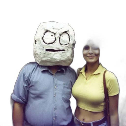 mask, robot, face, creature transparent PNG cut-out