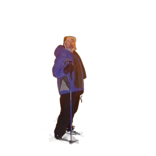 jacket, staff, umbrella, robot transparent PNG cut-out