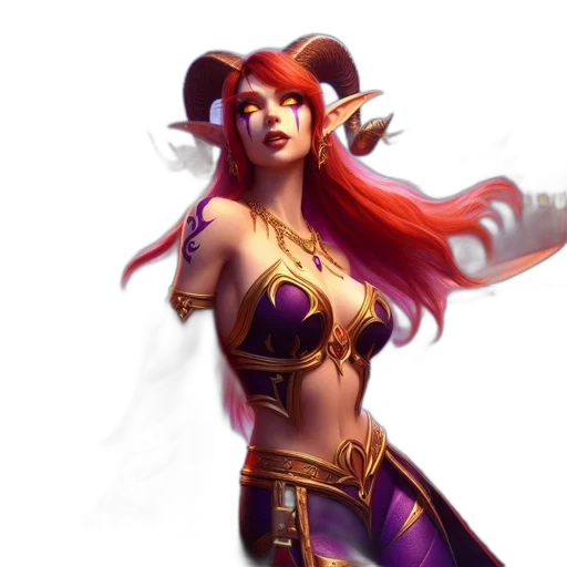 staff, fantasy art, concept art, 3d render transparent PNG cut-out