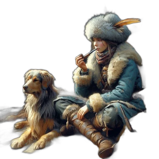 staff, animal, hat, weapon transparent PNG cut-out