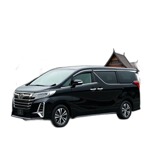 car, photorealistic, 3d render, black transparent PNG cut-out