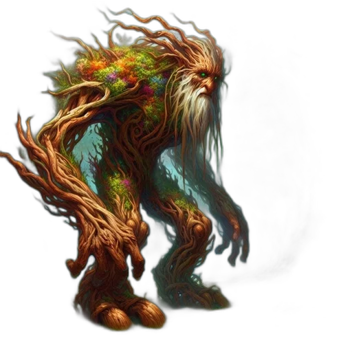 creature, staff, hair, dragon transparent PNG cut-out