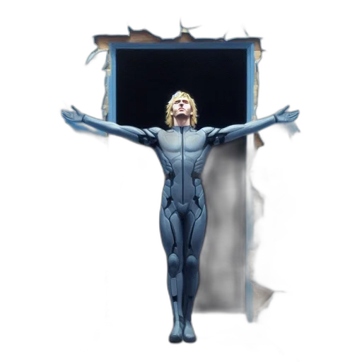 robot, concept art, comic book art, pixel art transparent PNG cut-out