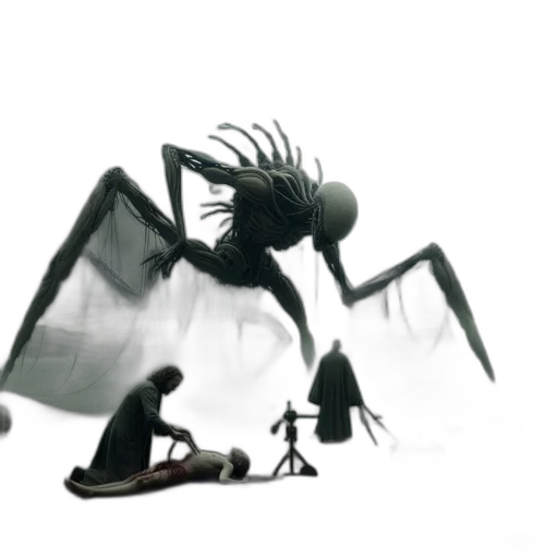 creature, robot, animal, concept art transparent PNG cut-out