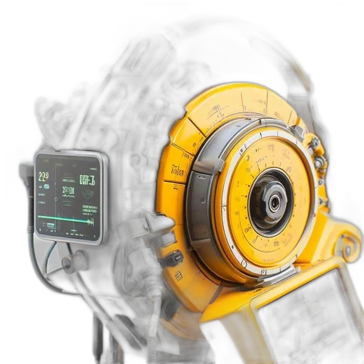 robot, mask, 3d render, photorealistic transparent PNG cut-out