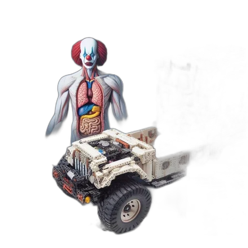 robot, car, creature, weapon transparent PNG cut-out