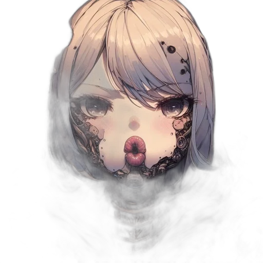 mask, face, creature, hair transparent PNG cut-out