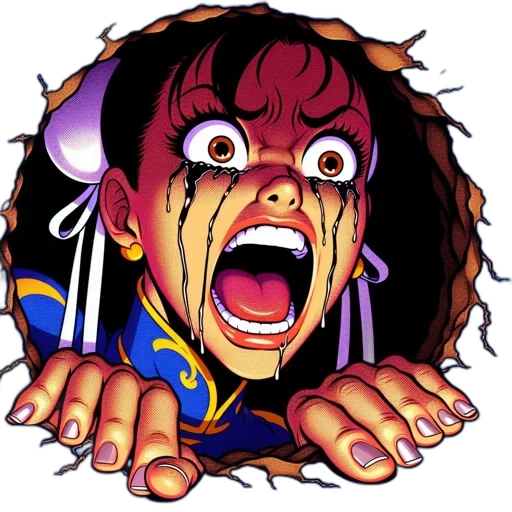 face, creature, staff, mask transparent PNG cut-out