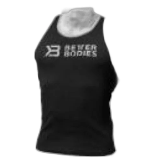 black, sleeveless, shirt, text transparent PNG cut-out