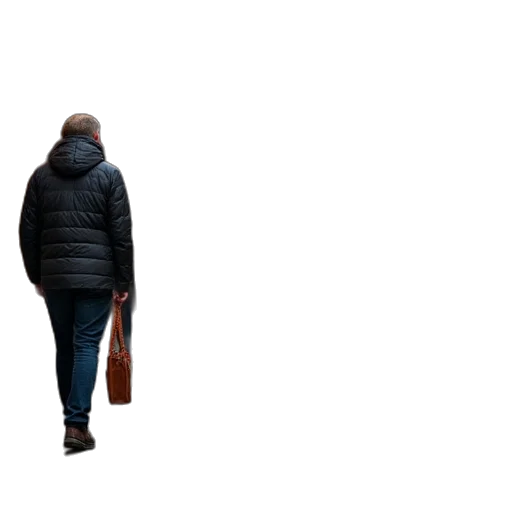 jacket, staff, umbrella, weapon transparent PNG cut-out