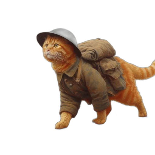 hat, animal, creature, jacket transparent PNG cut-out