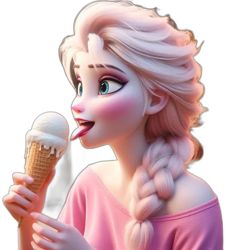 staff, face, food, 3d render transparent PNG cut-out