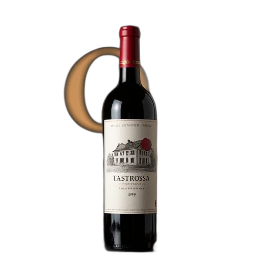 bottle, 3d render, red, wine transparent PNG cut-out