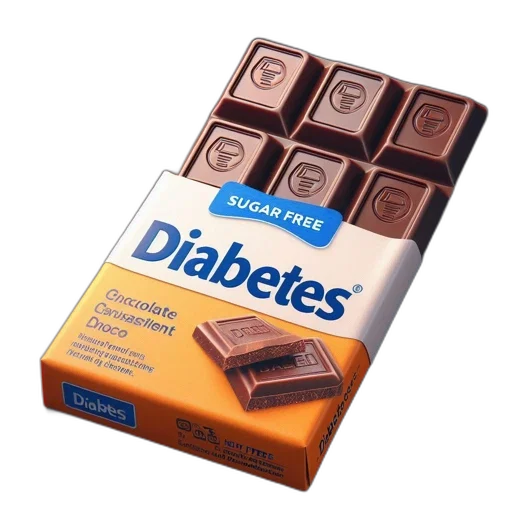 food, 3d render, sugar-free, chocolate transparent PNG cut-out