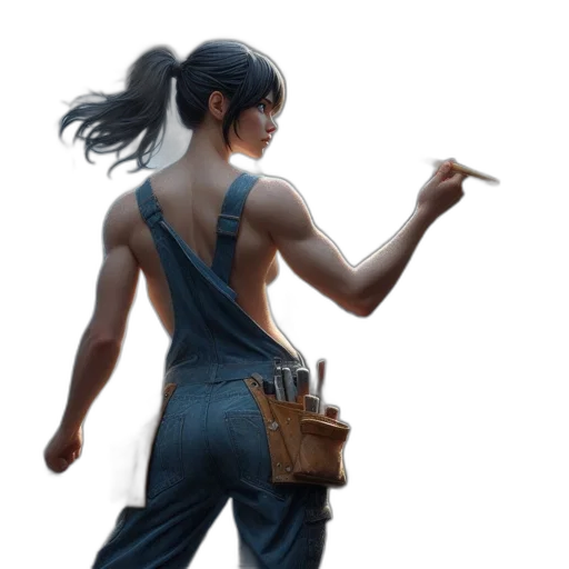 weapon, staff, dress, concept art transparent PNG cut-out