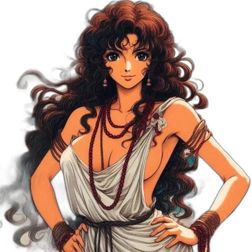 jewelry, dress, fantasy art, anime transparent PNG cut-out