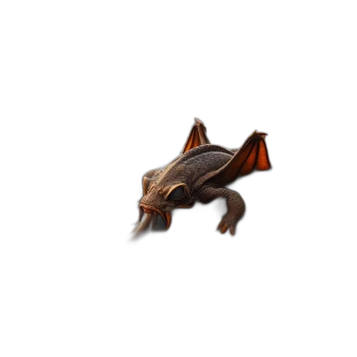animal, creature, dragon, staff transparent PNG cut-out