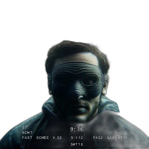 mask, face, robot, jacket transparent PNG cut-out