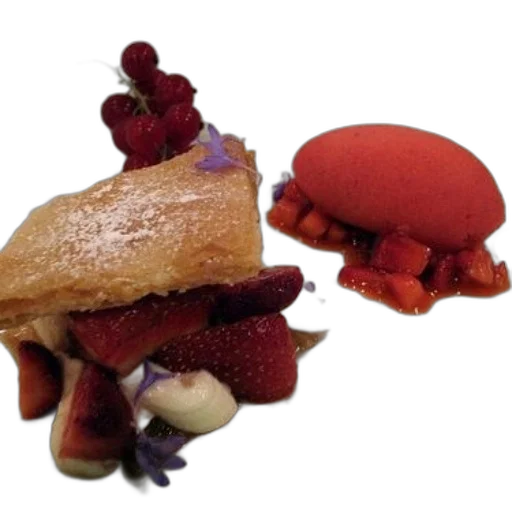 food, plate, dessert, strawberries transparent PNG cut-out
