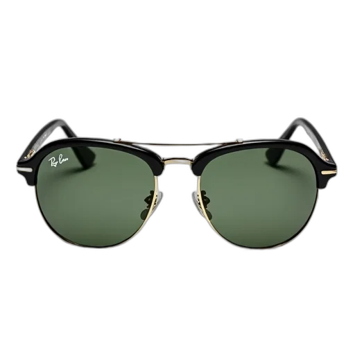 green, pair, sunglasses, black transparent PNG cut-out