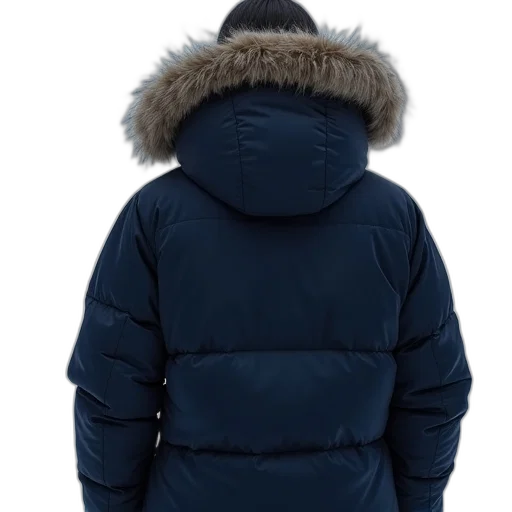 jacket, hat, face, puffy transparent PNG cut-out