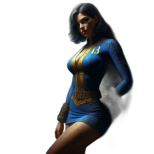 dress, concept art, comic book art, fantasy art transparent PNG cut-out
