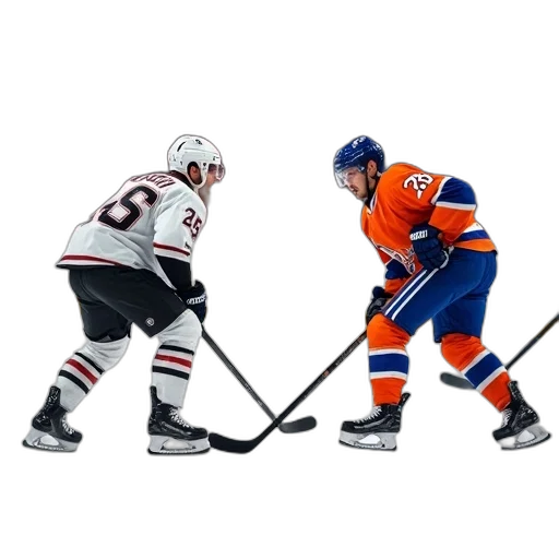 concept art, professional, ice, hockey transparent PNG cut-out