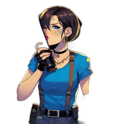 staff, weapon, face, jewelry transparent PNG cut-out