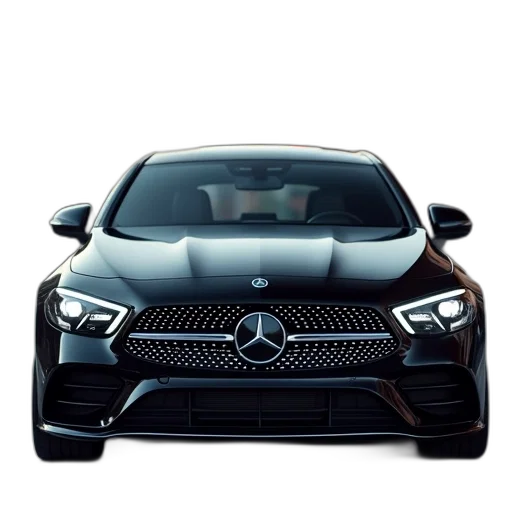 car, photorealistic, 3d render, front transparent PNG cut-out