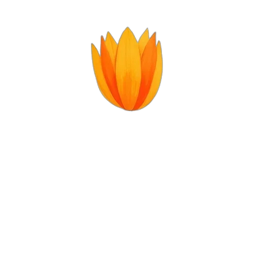 flower, crown, staff, dragon transparent PNG cut-out