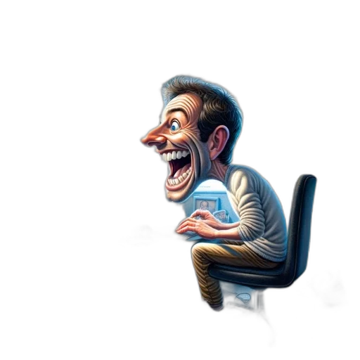 furniture, face, staff, creature transparent PNG cut-out