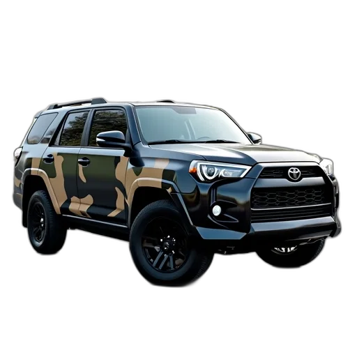 car, 3d render, black, suv transparent PNG cut-out