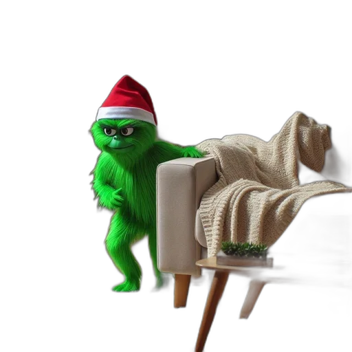 furniture, creature, hat, animal transparent PNG cut-out