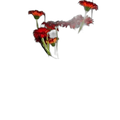 flower, dragon, weapon, staff transparent PNG cut-out