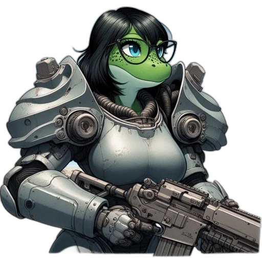 weapon, robot, staff, concept art transparent PNG cut-out
