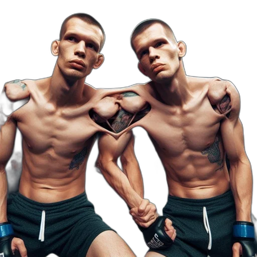 photorealistic, concept art, two, identical transparent PNG cut-out