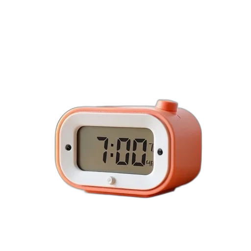 modern, digital, alarm, clock transparent PNG cut-out
