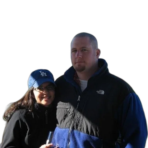 staff, jacket, hat, man transparent PNG cut-out